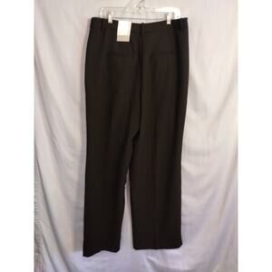 Nine West High Rise Wide Leg Black Dress Pants